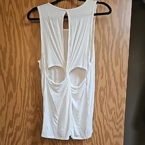White Sleeveless Top